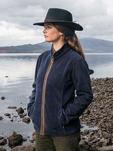 Load image into Gallery viewer, HOGGS OF FIFE Stenton Technical Fleece Jacket - Ladies - Midnight Navy

