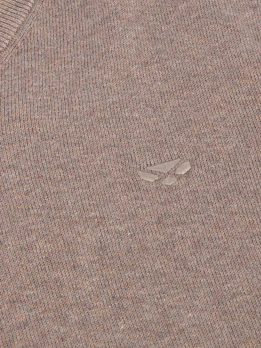 HOGGS OF FIFE Stirling II LS Pullover – Men's – Biscuit Brown