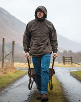 HOGGS OF FIFE Struther Smock Field Jacket - Mens - Dark Green