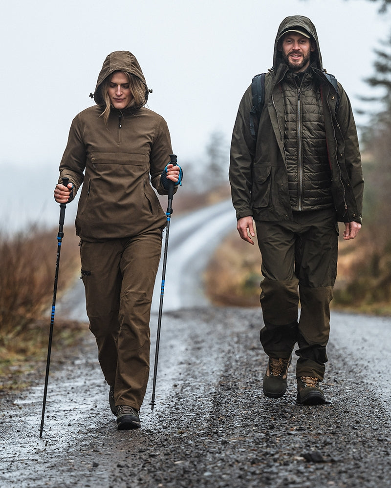 HOGGS OF FIFE Struther Smock Field Jacket - Womens - Sage
