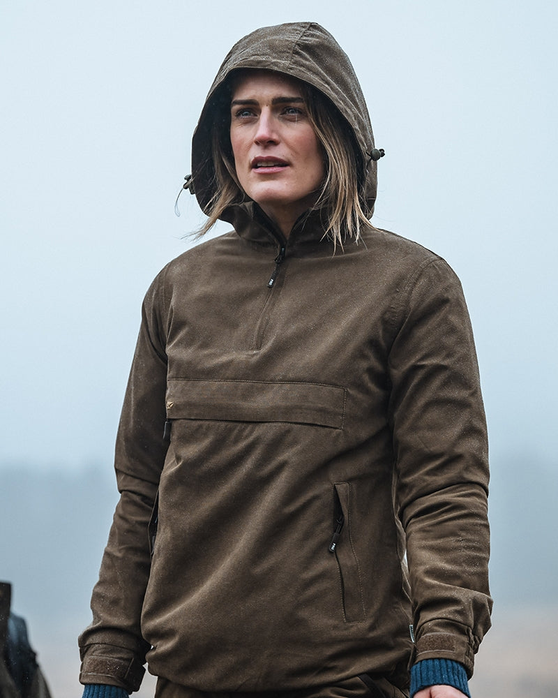 HOGGS OF FIFE Struther Smock Field Jacket - Womens - Sage