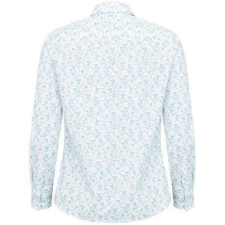 HOGGS OF FIFE Thistle Print Shirt - Womens - Blue