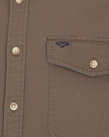 HOGGS OF FIFE Thornton Twill Shirt - Mens - Khaki