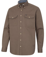 HOGGS OF FIFE Thornton Twill Shirt - Mens - Khaki