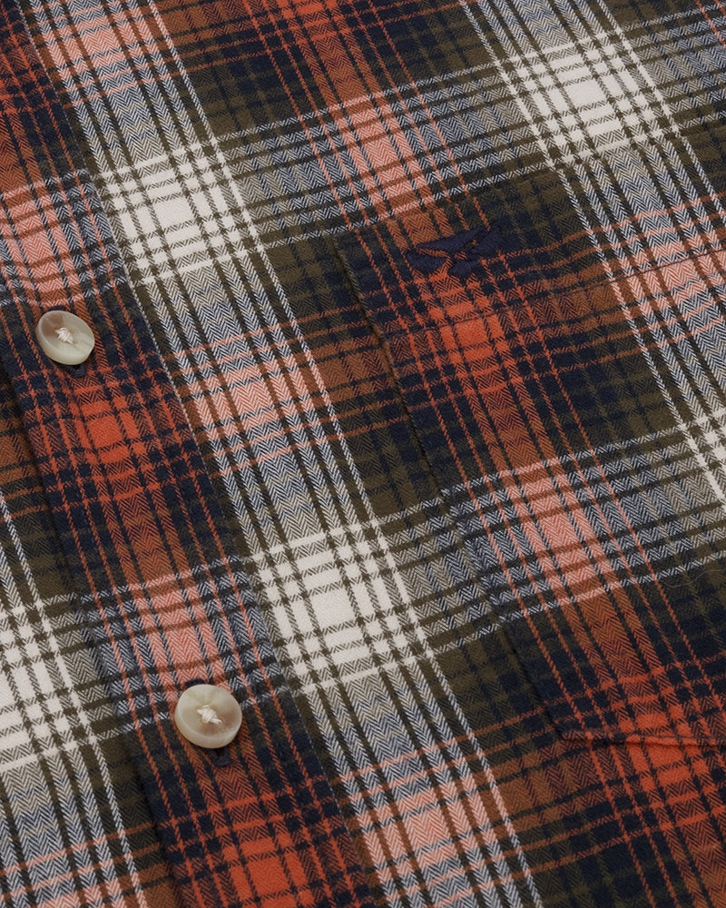 HOGGS OF FIFE Tiree Herringbone Check Shirt – Men's