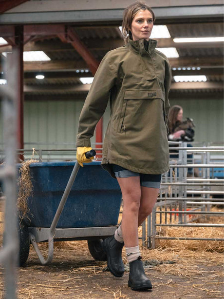 HOGGS OF FIFE Torness Trilaminate Waterproof Smock - Womens - Olive