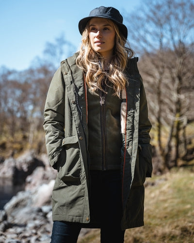 HOGGS OF FIFE Walker Waterproof Long Coat - Women's - Fern Green