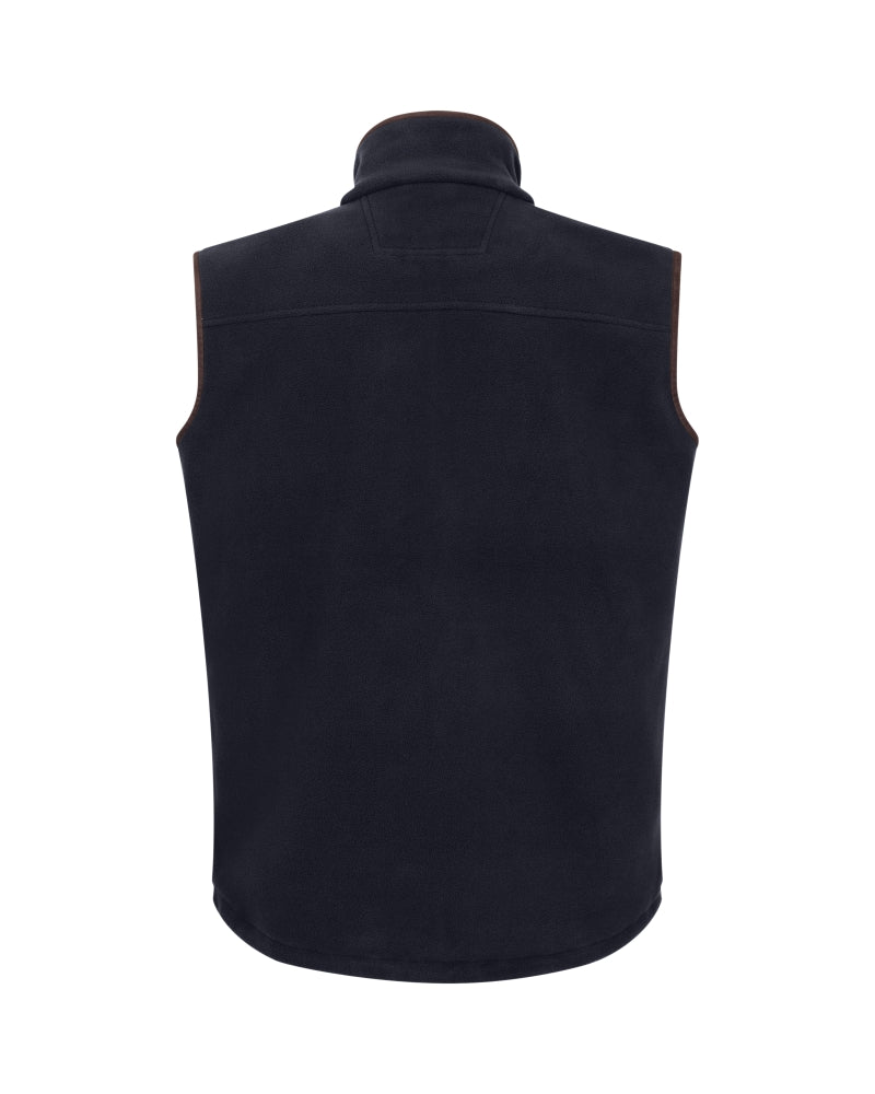 HOGGS OF FIFE Woodhall Fleece Gilet - Soft Black
