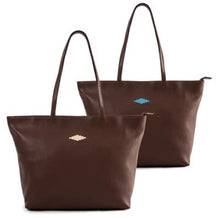 Load image into Gallery viewer, Pampeano - Trapecio Tote Bag - Brown Leather
