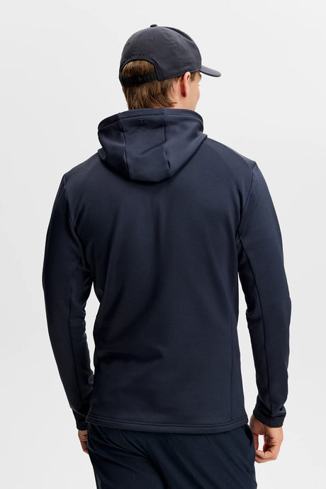 J.LINDEBERG Aerial Quarter Zip Golf Hoodie – Men’s – JL Navy