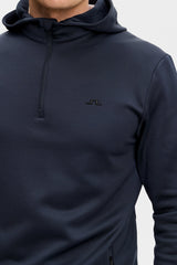 J.LINDEBERG Aerial Quarter Zip Golf Hoodie – Men’s – JL Navy