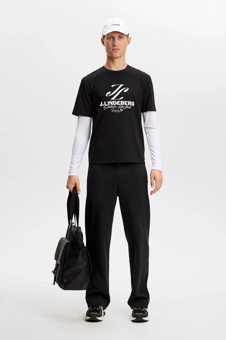 J.LINDEBERG Alpha Graphic T-Shirt - Men's - Black
