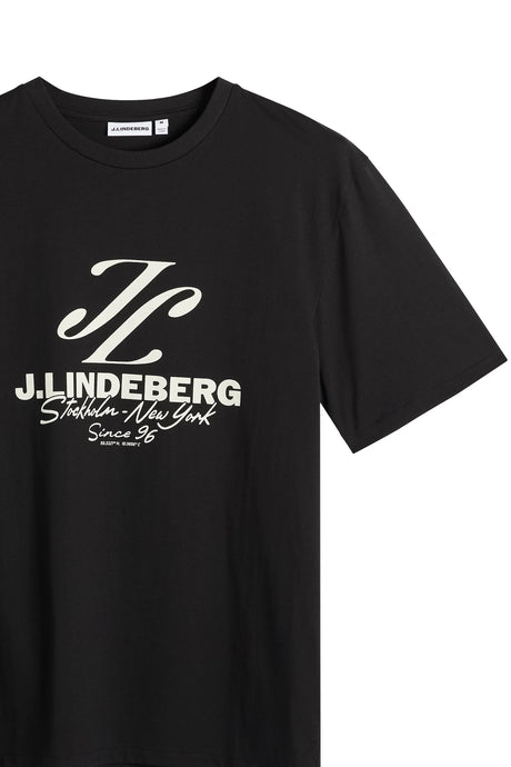 J.LINDEBERG Alpha Graphic T-Shirt - Men's - Black