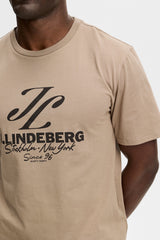 J.LINDEBERG Alpha Graphic T-Shirt - Men's - Brindle
