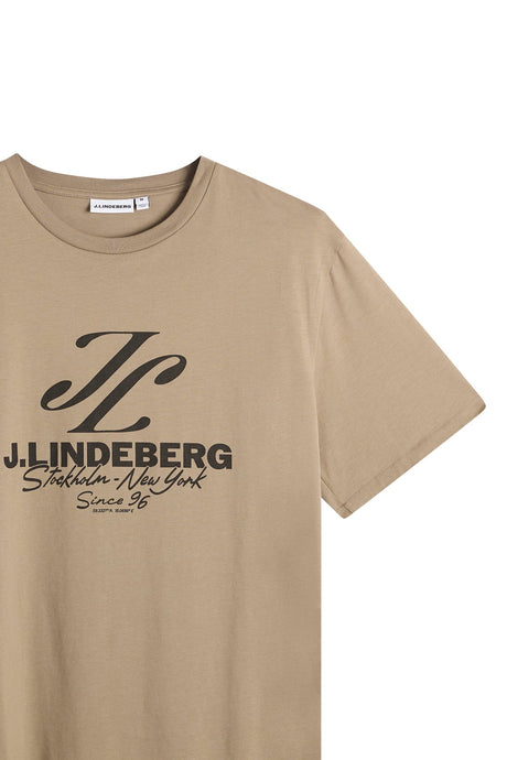 J.LINDEBERG Alpha Graphic T-Shirt - Men's - Brindle