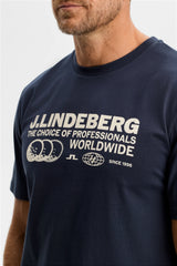 J.LINDEBERG Alpha Graphic T-Shirt - Men's - JL Navy