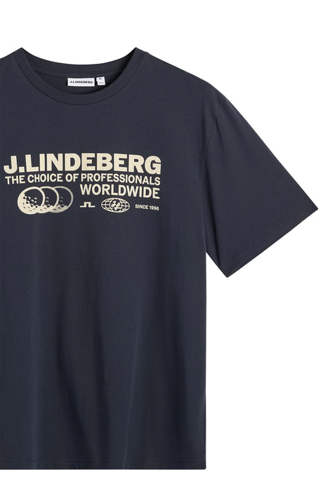 J.LINDEBERG Alpha Graphic T-Shirt - Men's - JL Navy