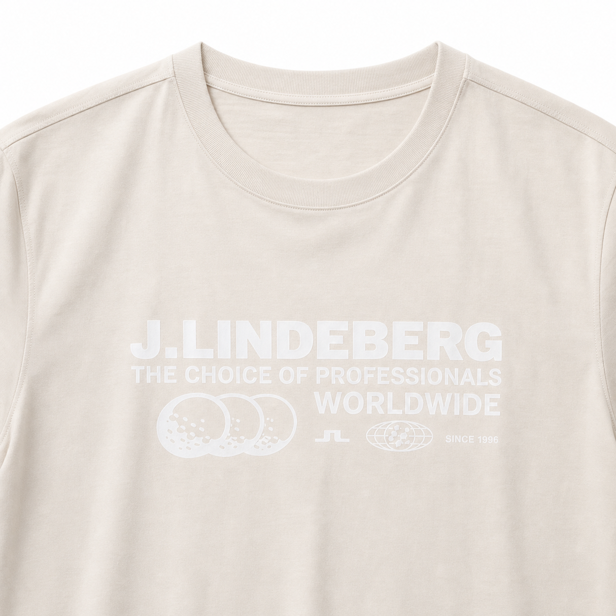 J.LINDEBERG Alpha Graphic T-Shirt - Men's - Moonbeam