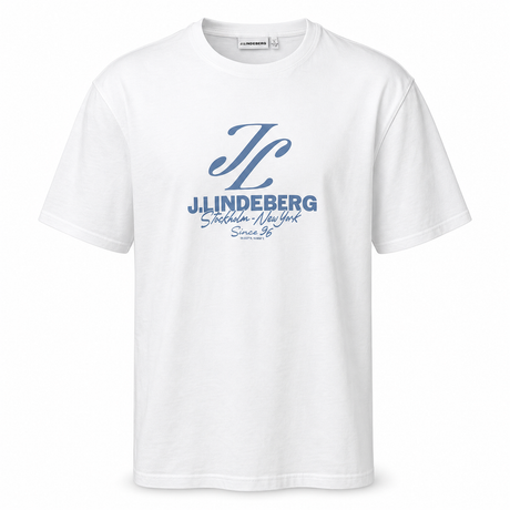 J.LINDEBERG Alpha Graphic T-Shirt - Men's - White