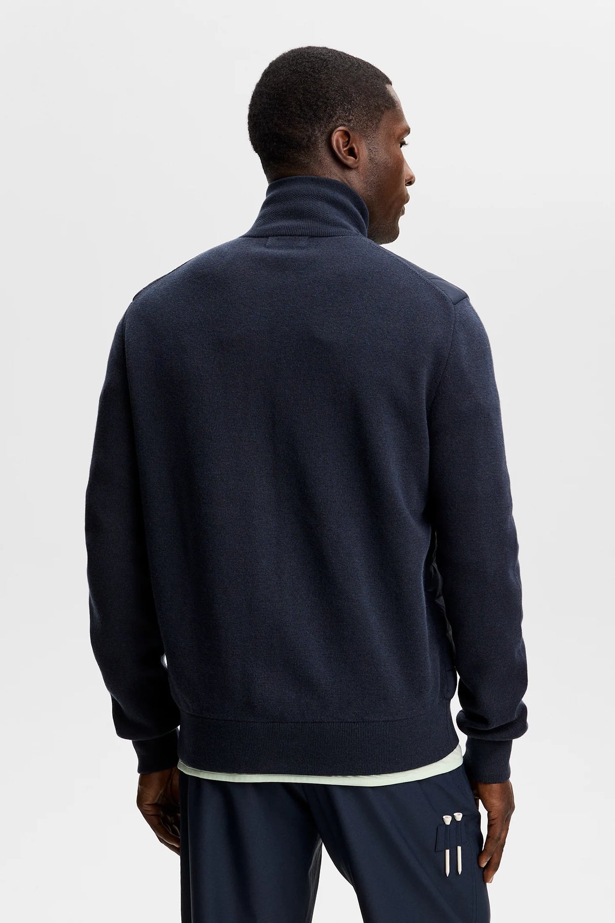 J.LINDEBERG Boen Knit Hybrid Jacket – Men's – JL Navy