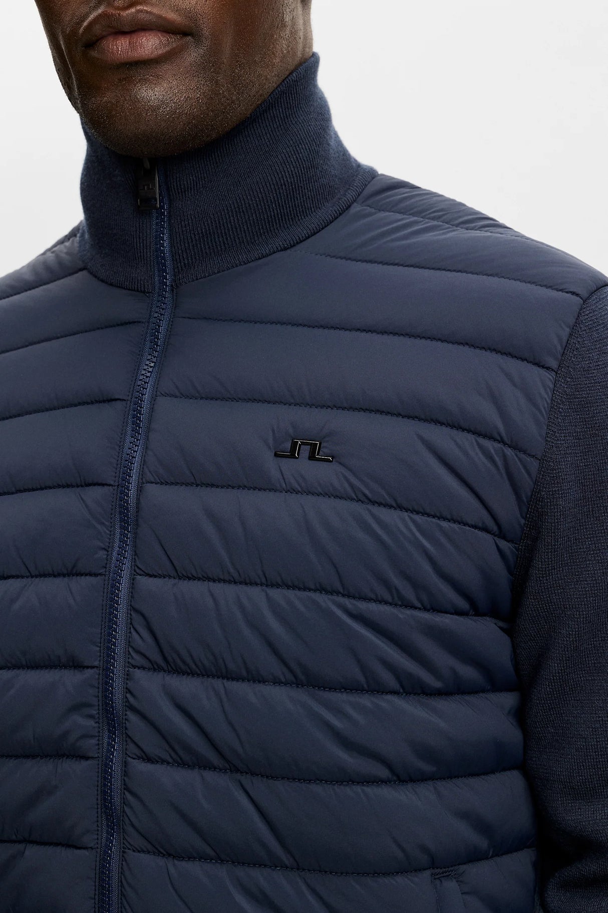 J.LINDEBERG Boen Knit Hybrid Jacket – Men's – JL Navy