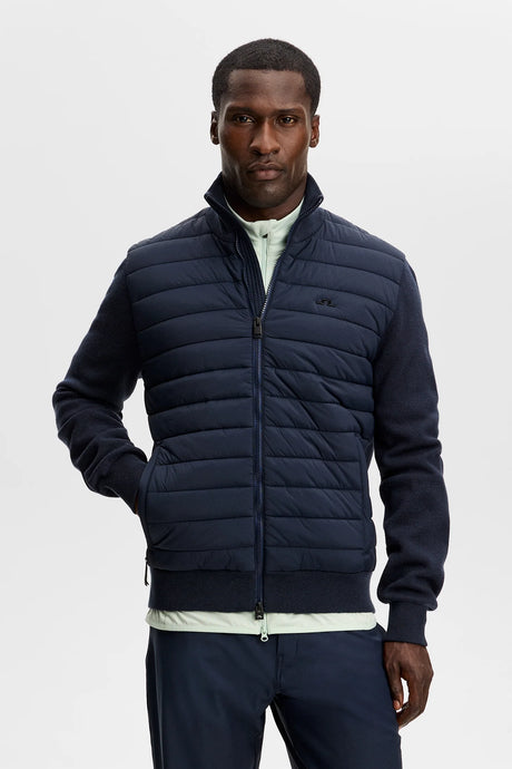 J.LINDEBERG Boen Knit Hybrid Jacket – Men's – JL Navy