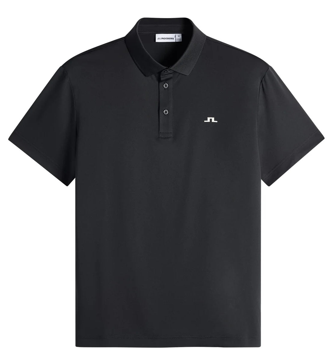 J.LINDEBERG Bridge Polo Shirt – Men’s Regular Fit – Black