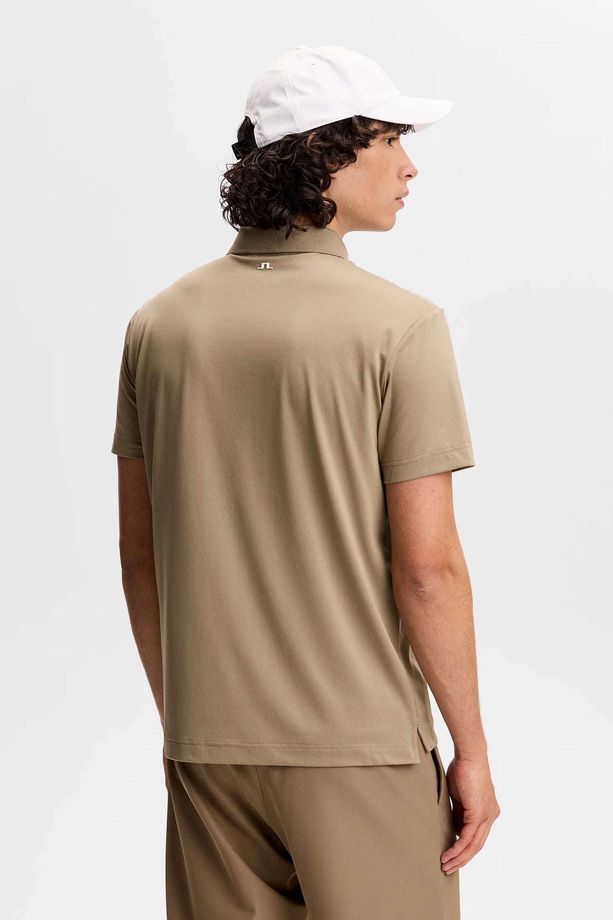 J.LINDEBERG Bridge Polo Shirt – Men’s Regular Fit – Brindle
