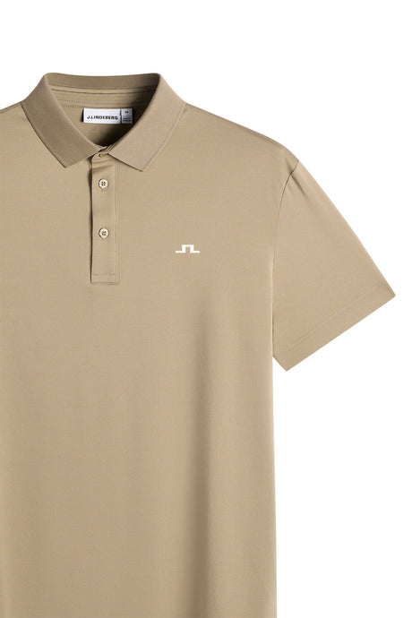 J.LINDEBERG Bridge Polo Shirt – Men’s Regular Fit – Brindle
