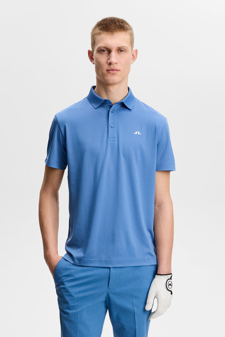 J.LINDEBERG Bridge Polo Shirt – Men’s Regular Fit – Federal Blue