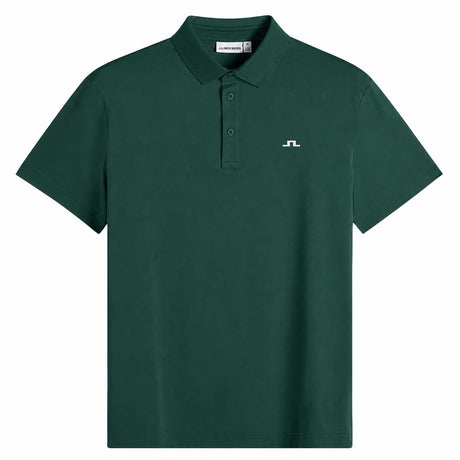 J.LINDEBERG Bridge Polo Shirt – Men’s Regular Fit – Forest Biome