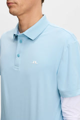 J.LINDEBERG Bridge Polo Shirt – Men’s Regular Fit – Forget Me Knot Blue
