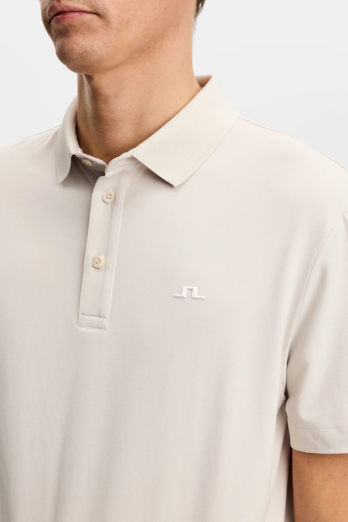 J.LINDEBERG Bridge Polo Shirt – Men’s Regular Fit – Moonbeam
