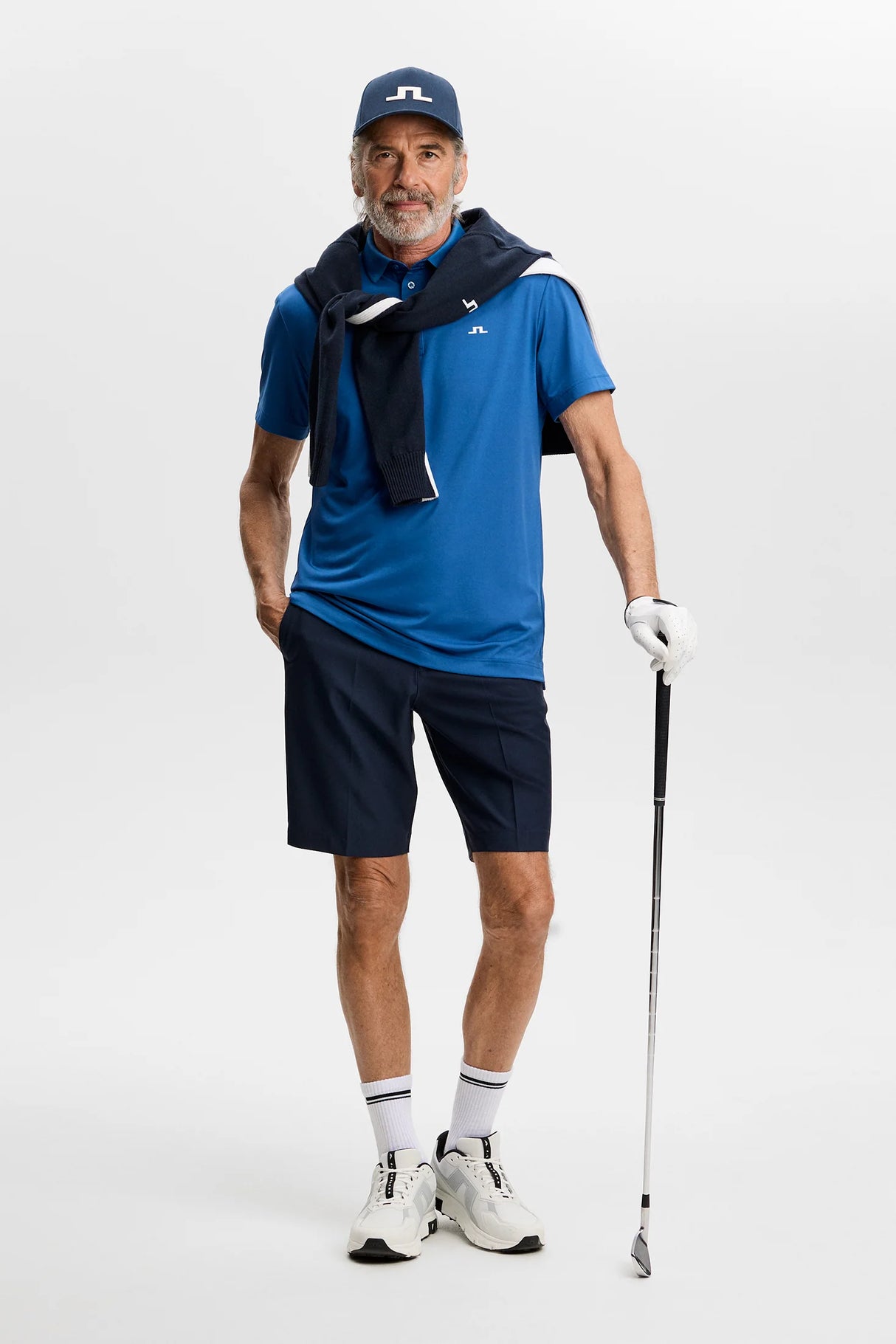 J.LINDEBERG Bridge Polo Shirt – Men’s Regular Fit – Set Sail