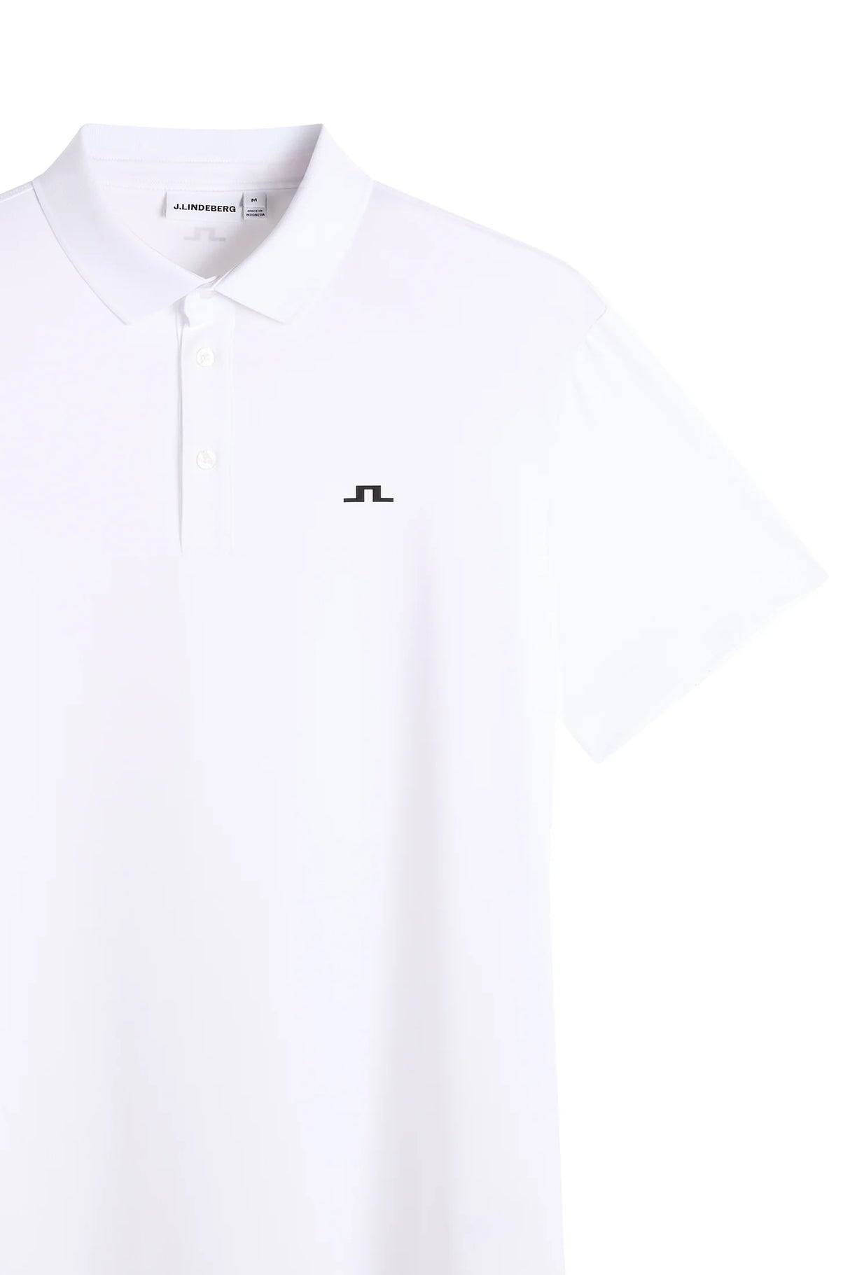 J.LINDEBERG Bridge Polo Shirt – Men’s Regular Fit – White