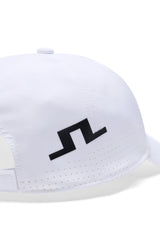 J.LINDEBERG Chris Cap – Bridge Logo – White