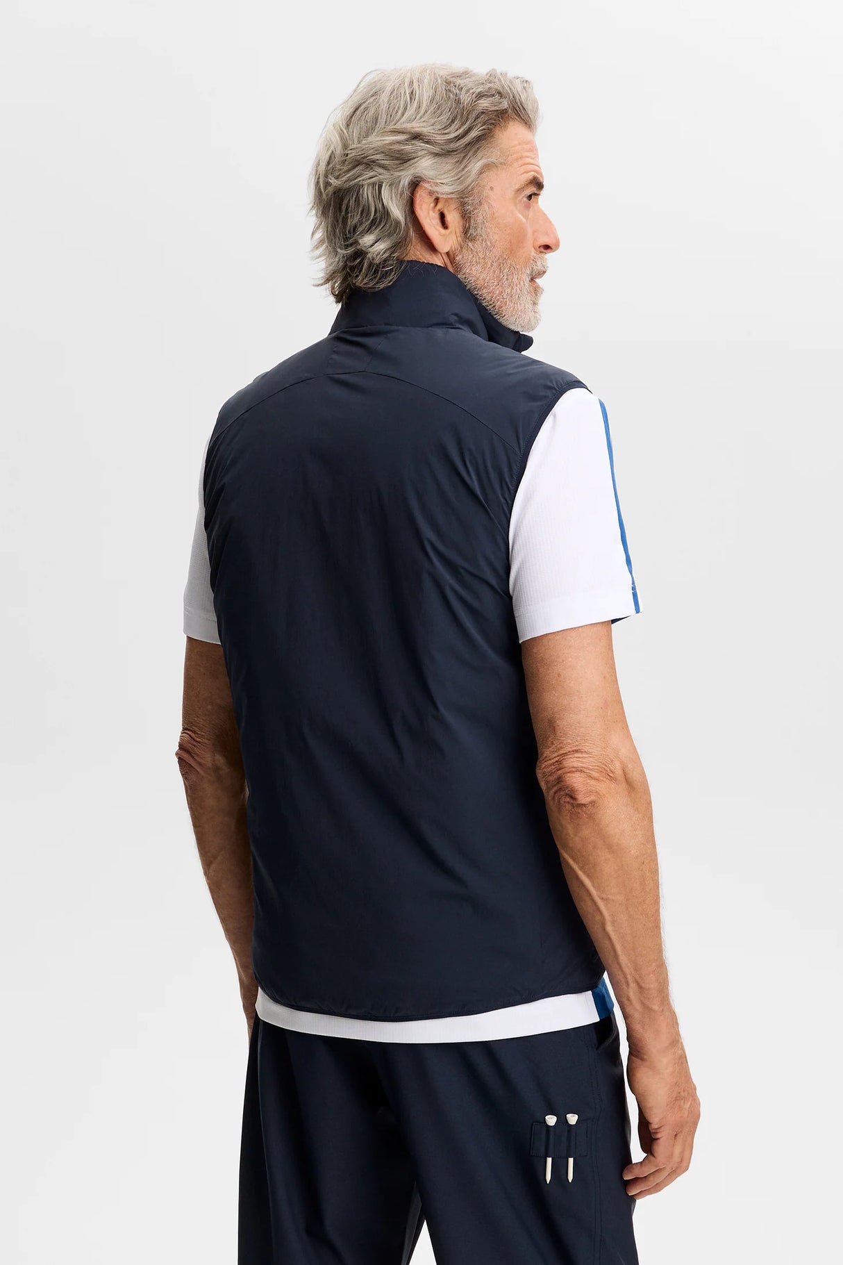 J.LINDEBERG Clinton Padded Vest – Men's – JL Navy