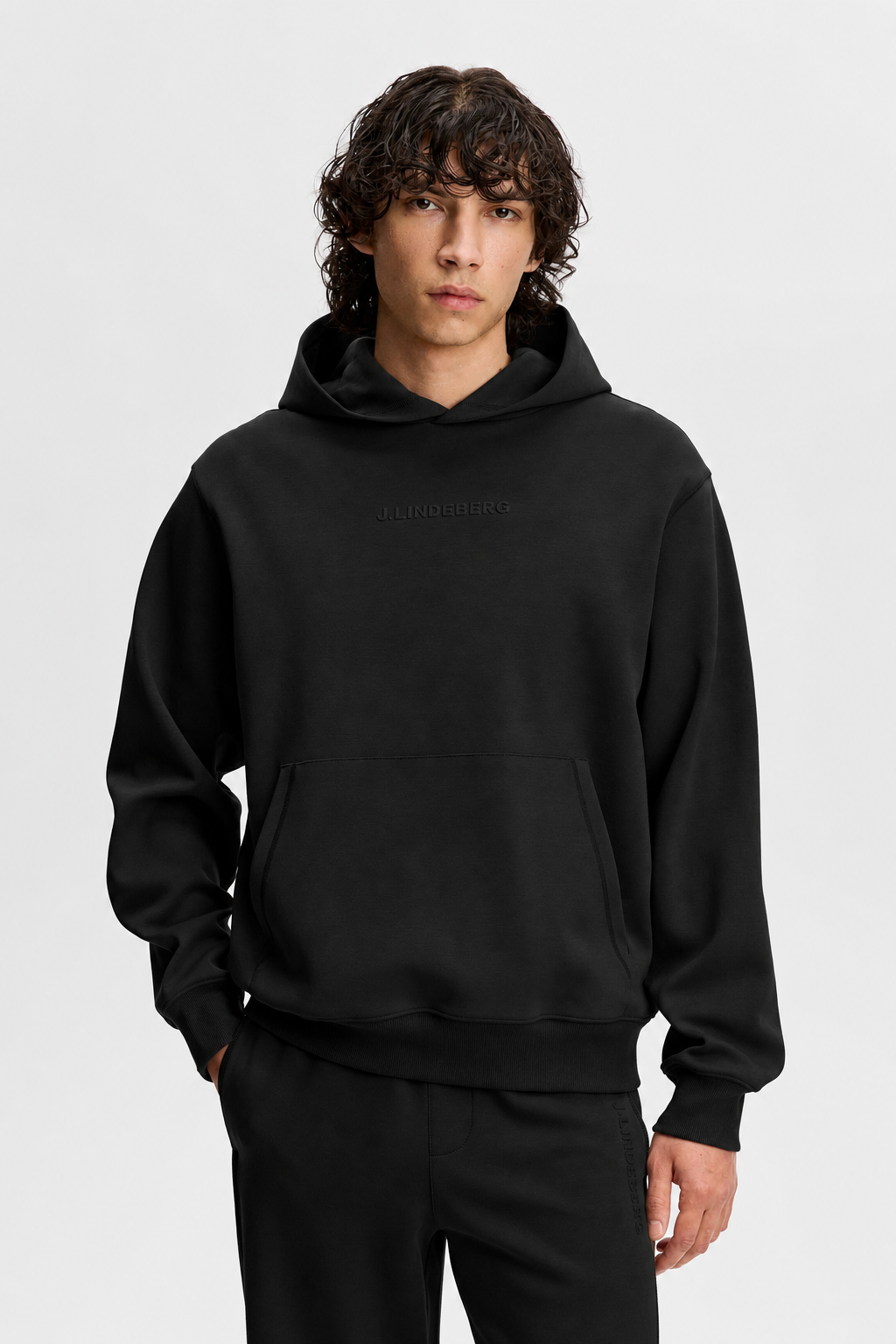 J.LINDEBERG Club Hood - Mens - Black