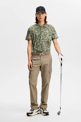 J.LINDEBERG Dario Tour Print Golf Polo Shirt – Men's – Limited Edition - Tour 26 Tonal Green