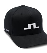 J.Lindeberg Heath Cap – 3D Bridge Logo – Black