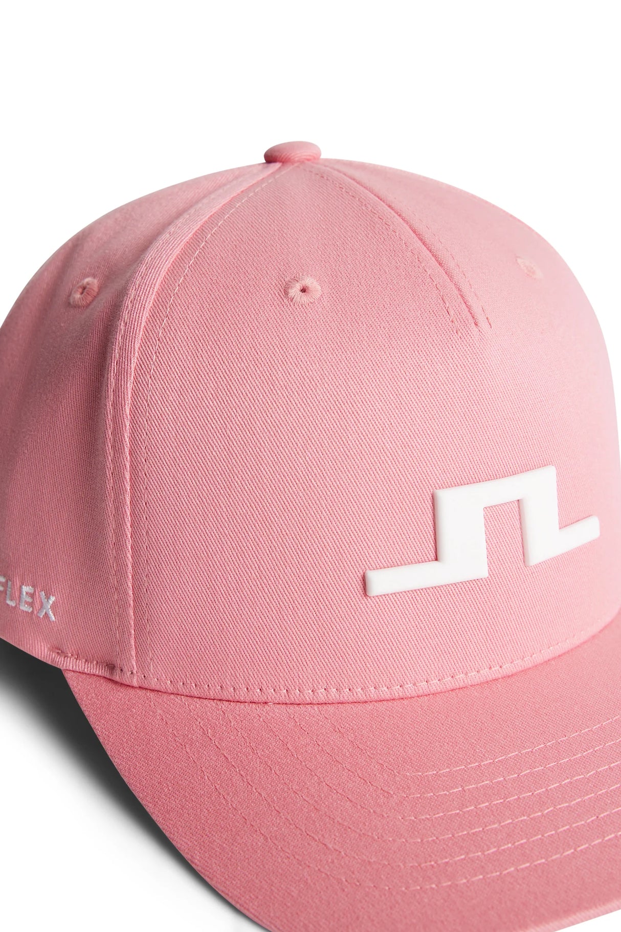 J.LINDEBERG Heath Cap – 3D Bridge Logo – Flamingo Plume