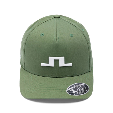 J.LINDEBERG Heath Cap – 3D Bridge Logo – Hedge Green