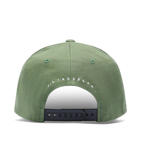 J.LINDEBERG Heath Cap – 3D Bridge Logo – Hedge Green