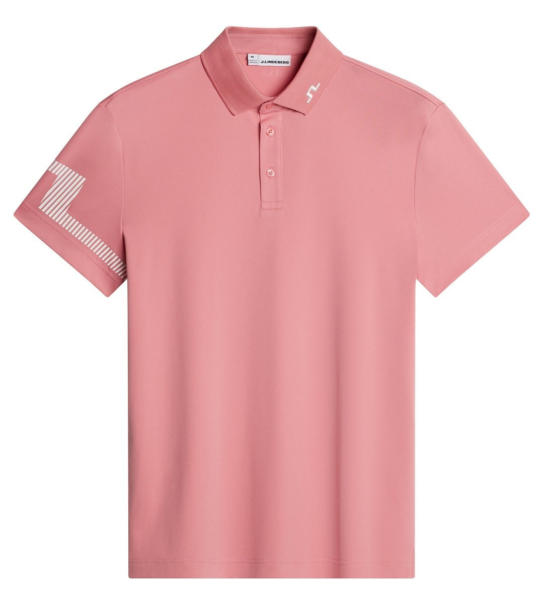J.LINDEBERG Heath Polo Shirt – Men’s – Flamingo Plume