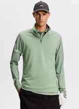 J.LINDEBERG Heath Strike Mid Layer – Men’s – Hedge Green
