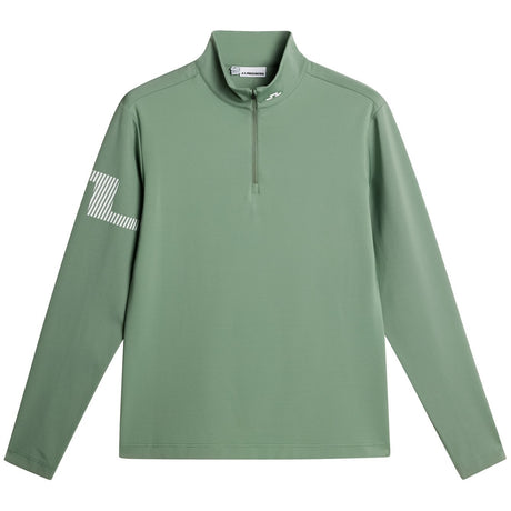 J.LINDEBERG Heath Strike Mid Layer – Men’s – Hedge Green