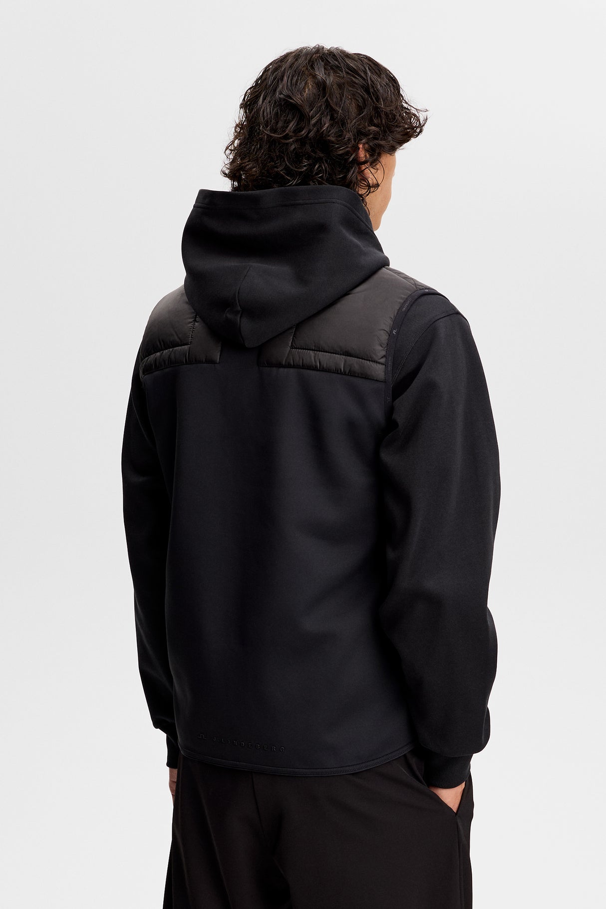 J.LINDEBERG Heyden Quilt Hybrid Gilet – Men’s – Black