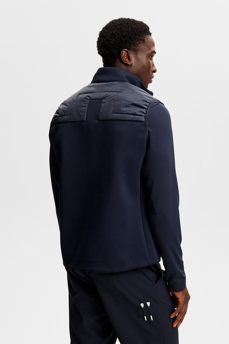 J.LINDEBERG Heyden Quilt Hybrid Gilet – Men’s – JL Navy