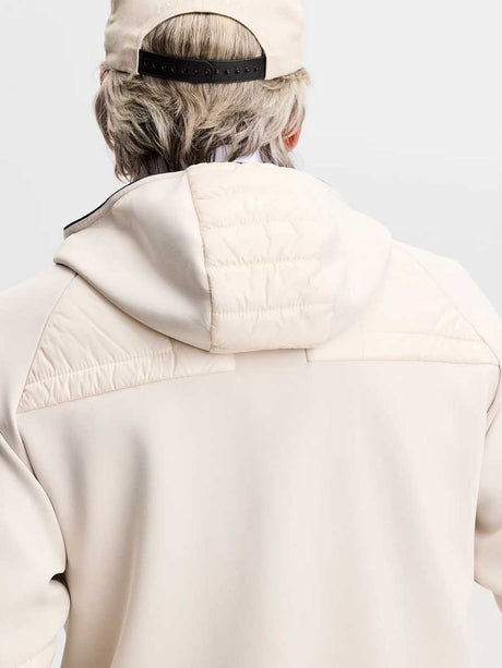 J.LINDEBERG Heyden Quilt Hybrid Hood – Men’s – Moonbeam