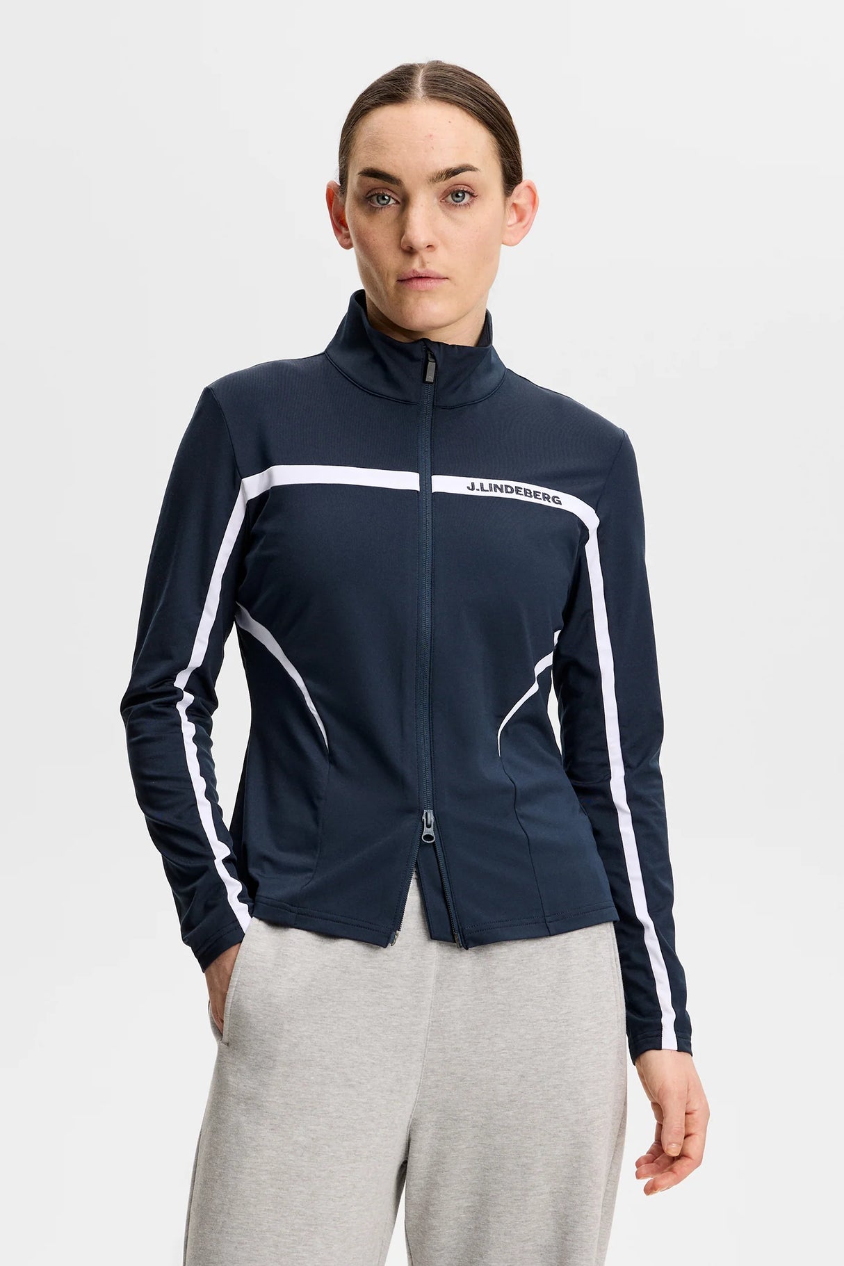 J.LINDEBERG Janice Mid Layer - Womens - JL Navy